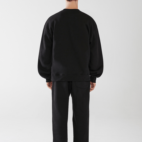 『Code:graphy』 　アップリケロゴスウェット (Black)