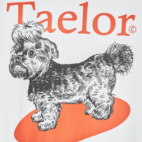 『GROOVE RHYME』 taelor series shihtzu t-shirts (Orange)