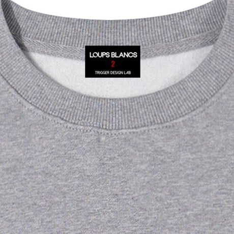 『LOUPS BLANCS』  ザワールドイズユアーズスウェット  (Grey)