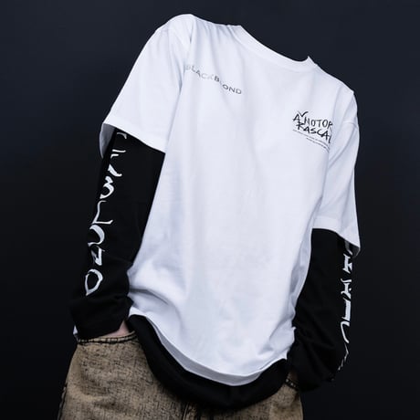『BLACKBLOND』　rascal t-shirt (White)