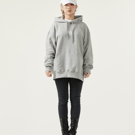『CORUNU』  シグネチャーロゴパーカー (Grey)