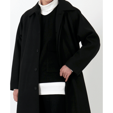 『 BY:L 』    バルマカンオーバーコート (Black)