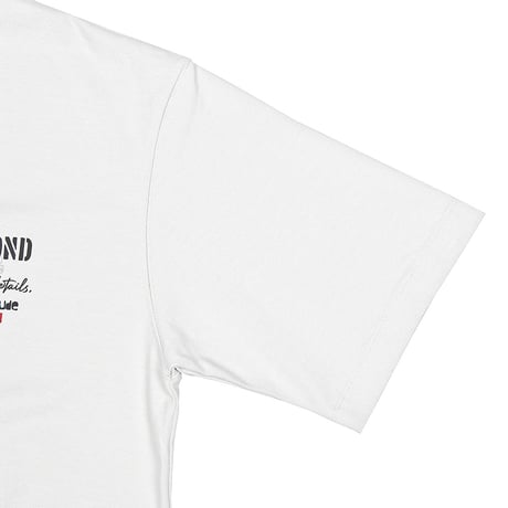 『BLACKBLOND』  Vintage Clash Pigment T-Shirt (Vintage White)