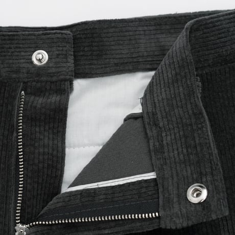 『HIFIFNK』  コーデュロイスナップパンツ (Charcoal)