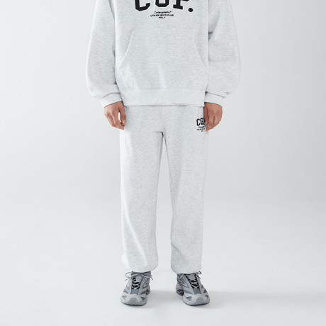 『Code:graphy』 　アップリケロゴトレーニングパンツ (M.Grey)