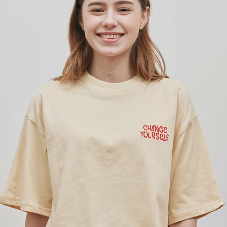 『Verynineflux』  ラフ  Tシャツ (Yellow)