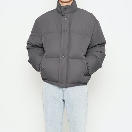 『HIFIFNK』  ダウンパッファジャケット (Dust Grey)
