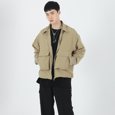 『 BY:L 』 　ミリタリーポケットジャケット  (Beige)