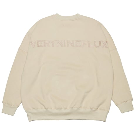 『Verynineflux』 ラウレルスウェット (Beige)