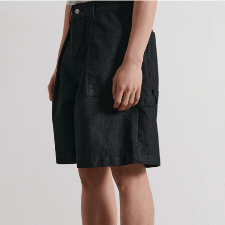 『BY.L 』 バミューダワークパンツ (Black)