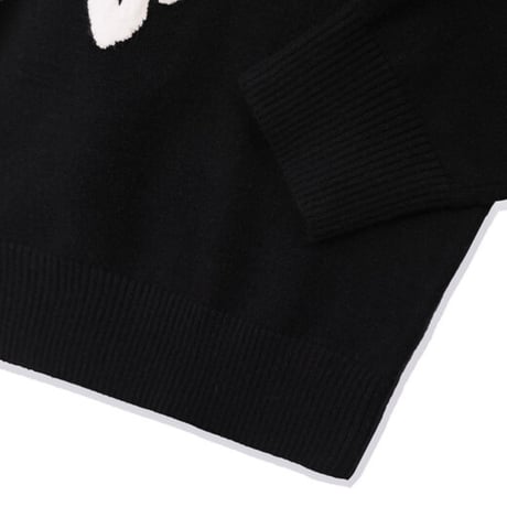 『VETEZE』 　AubeA star ribbon knit (Black)