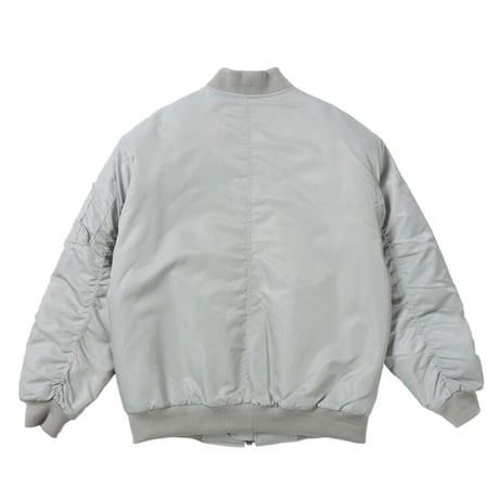 『 BY:L 』 　マルチポケットオーバーサイズMA-1  (Grey)