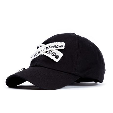 『BLACKBLOND』 Xパッチロゴキャップ (Black)