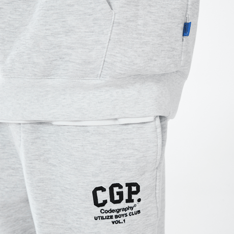 『Code:graphy』 　アップリケロゴトレーニングパンツ (M.Grey)