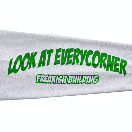 『FREAKISH BUILDING』 LAEC SWEATPANTS (Light Melange)