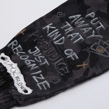 Blackblond BBD Graffiti Camo Jogger Pants (Grey)