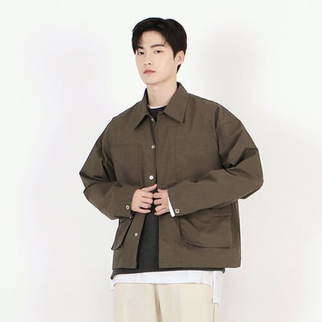 『 BY:L 』 　ミニマルフィールジャケット  (Khaki)