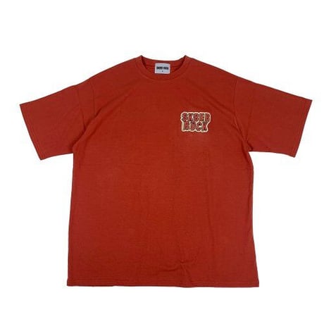『SK8ER ROCK』 　3D ロゴ半袖 Tシャツ (Brick)