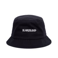 『BLACKBLOND』  ボーダーグラフィティーバケットハット (Black)