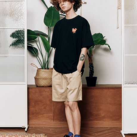 『grooverhyme』 　ハートオブノマド Tシャツ (Black)