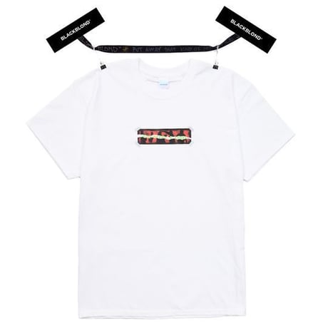 『BLACKBLOND』 イノセントボックスロゴショートスリーブ Tシャツ (White)