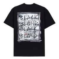 『BLACKBLOND』　ディスオーダー Tシャツ (Black)