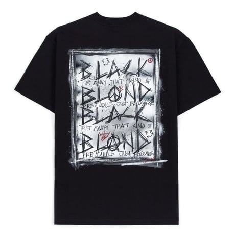 『BLACKBLOND』　ディスオーダー Tシャツ (Black)