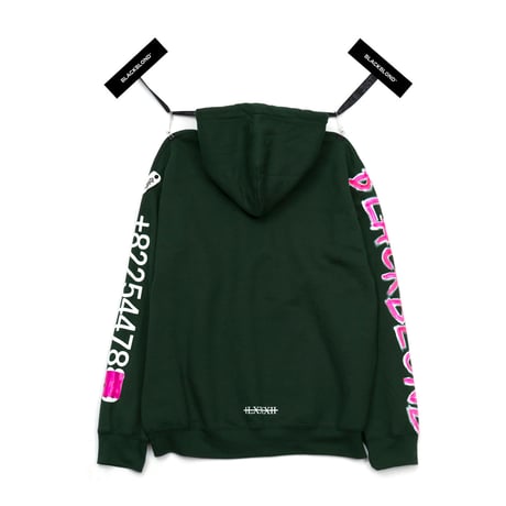 Blackblond BBD Graffiti Number Hoodie (Green)