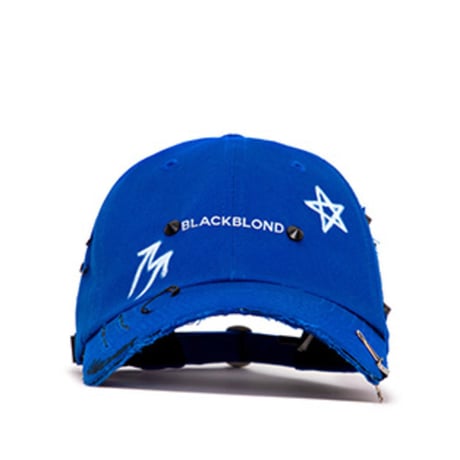 『BLACKBLOND』  レフレクションロゴノーシンパシーキャップ (Blue)