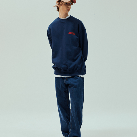 『CANERA』　シンボルスウェットシャツ (Navy)