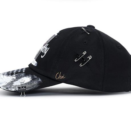 『BLACKBLOND』  no sympathy graffiti logo cap  (Black)