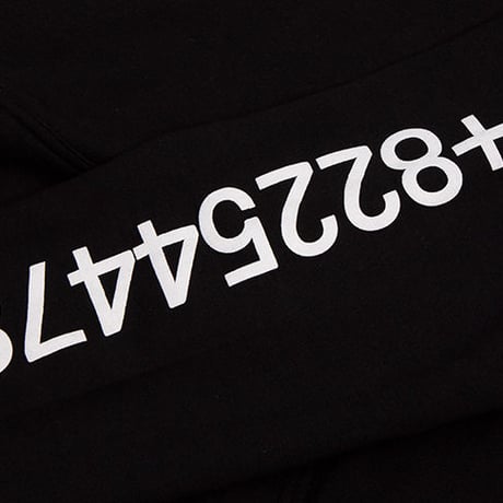 Blackblond BBD Graffiti Number Hoodie (Black)