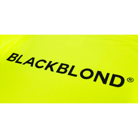 『BLACKBLOND』 　リフレクションクラシックスマイルロゴロングスリーブ Tシャツ (Neon)