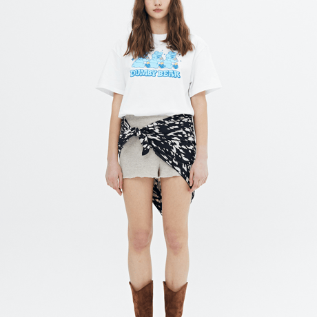 『grooverhyme』 　TRIPLE DUMBY T-SHIRT (White)