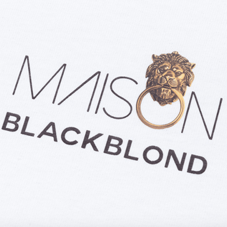 『BLACKBLOND X MAISON』 　ショートスリーブ Tシャツ (White)
