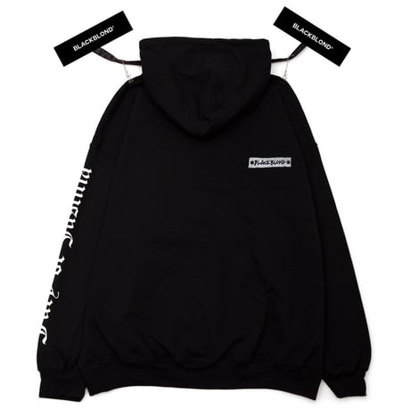 『BLACKBLOND』 ユースティティアパーカー (Black)