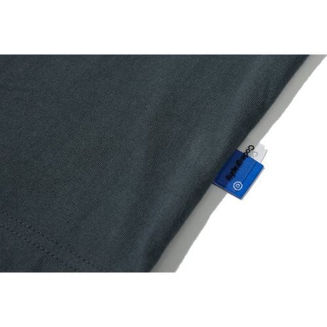 『Code:graphy』 　フラワーロゴ Tシャツ (Charcoal)