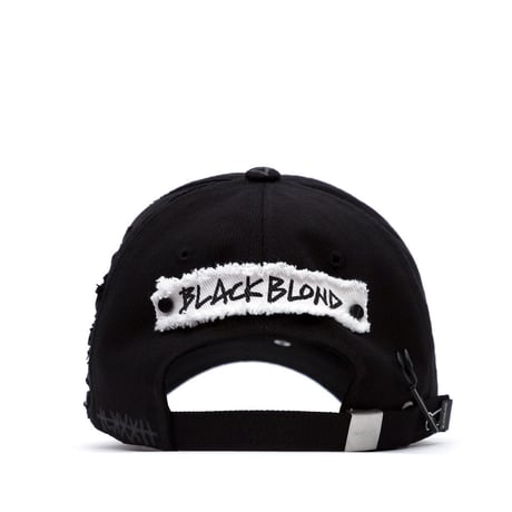 『BLACKBLOND』  ユースティティアパッチキャップ (Black)