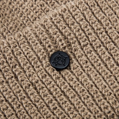 『BLACKBLOND』    シグネチャーカスタムロングニット帽 (Black,Blue,White,Mustard,Dark Beige)