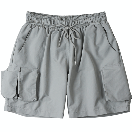 『 BY:L 』    マルチポケットカーゴショートパンツ (Grey)