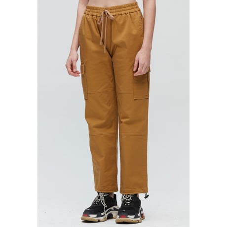 『Verynineflux』   カーゴトラックパンツ (Brown)