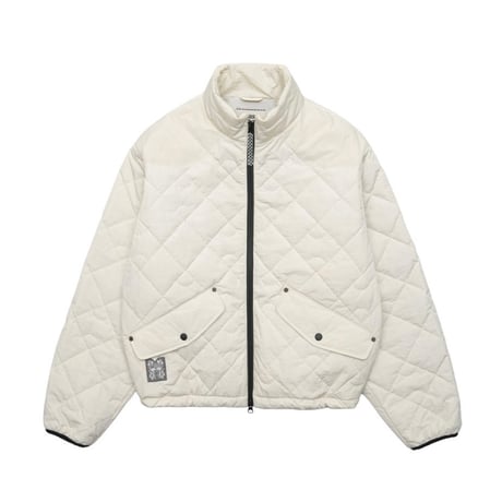 『MURRA AER 』  halogen quilted short blouson (Cream)