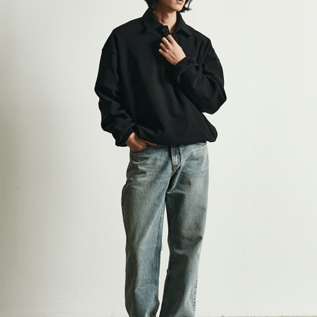 『 BY:L 』    ウォームアップポロシャツ(Black)