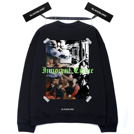 『BLACKBLOND』 　イノセントクライムスウェット (Black)