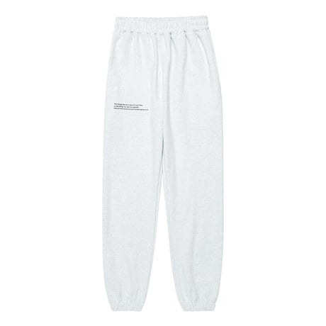 『VETEZE』 　メッセージジョガーパンツ (Light Grey)