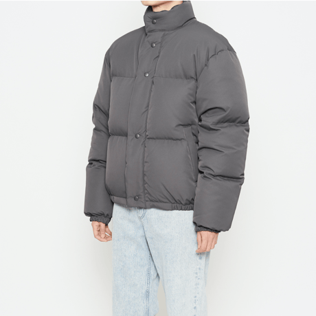 『HIFIFNK』  ダウンパッファジャケット (Dust Grey)