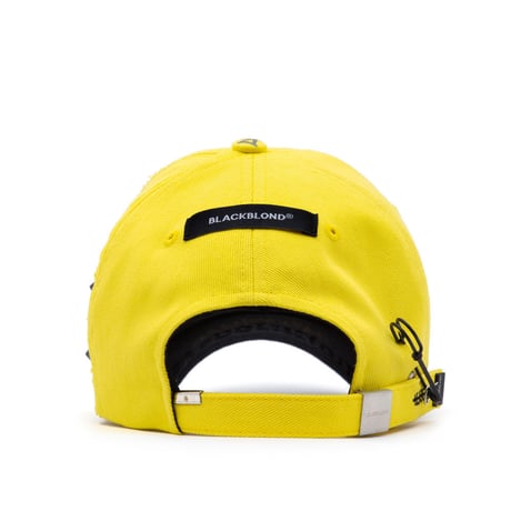 『BLACKBLOND』  ビヨンドグラフィティーロゴダブルバイザーキャップ (Yellow)
