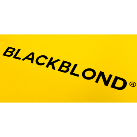 『BLACKBLOND』　クラシックスマイルロゴショートスリーブ Tシャツ (Yellow)