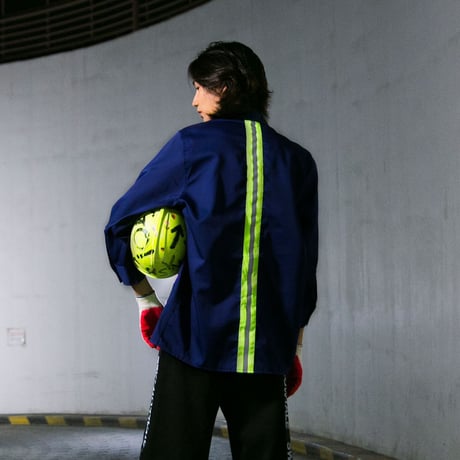 Swallowtale Double pocket refective taped Shirts (Navy)
