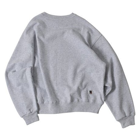 『FREAKISH BUILDING』 silly tv sweatshirt (Light Melange)